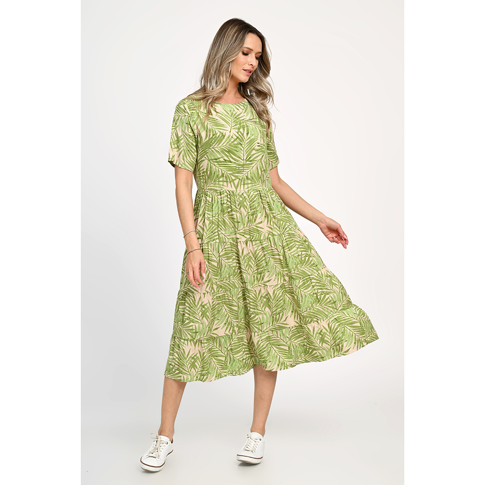 Rochie Dama, Eranthe, Leafy Green V313